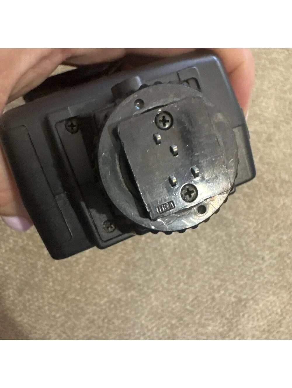 UNTESTED SUNPAK Auto 433 D Thyristor for Canon Film camera Shoe Mount Flash